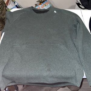 At Ease Crew, Heathered Dark Rainforest, Size Medium